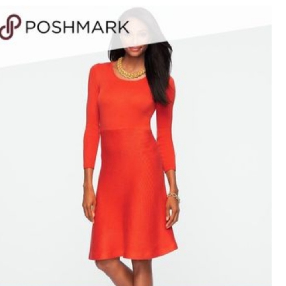 Talbots Fit-and-flare sweater dress